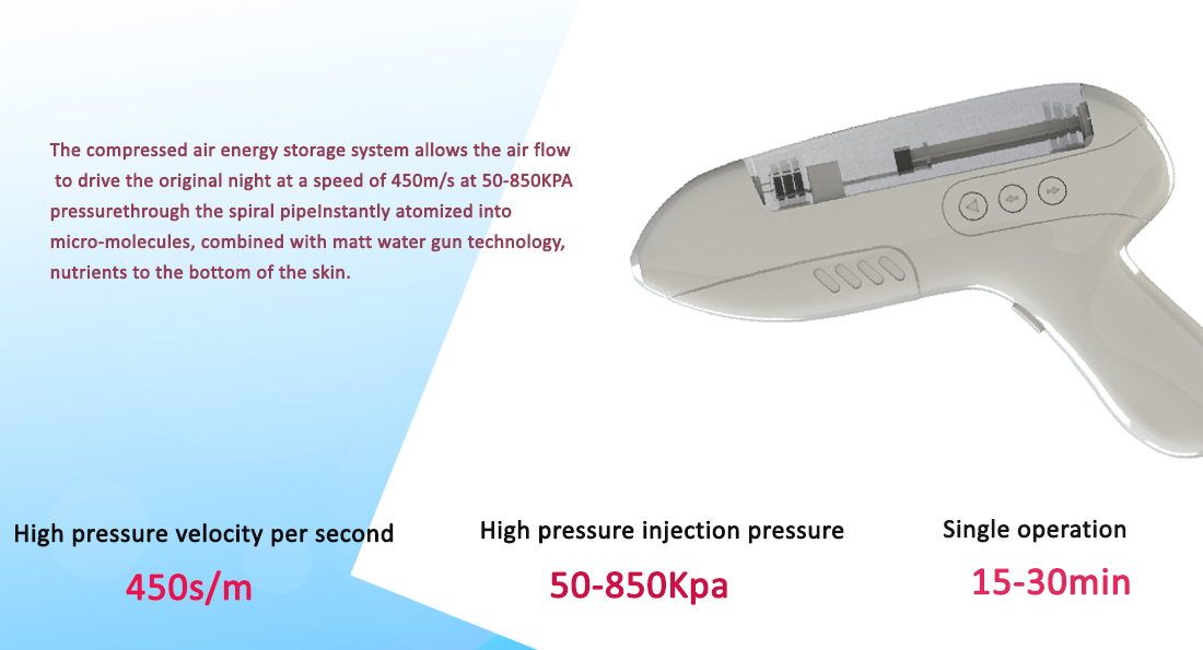 Needless RF Meso Machine Anti Aging Mesotherapy Machine For Face