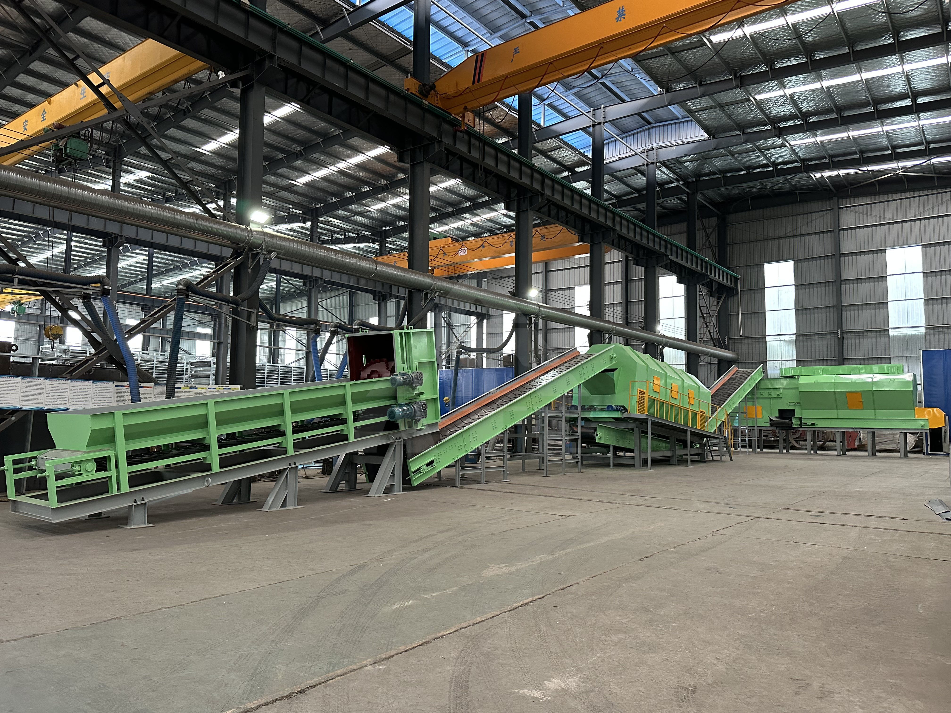 Solid Waste Trommel Drum Screen Screening Msw Sorting Line Waste Recycling Sorting Machine