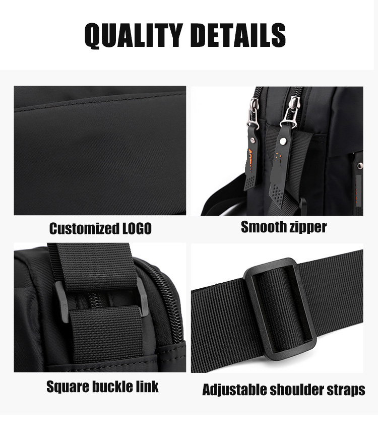 Men Travel Sport Sling Cross Body Chest Shoulder Bag Anti Theft