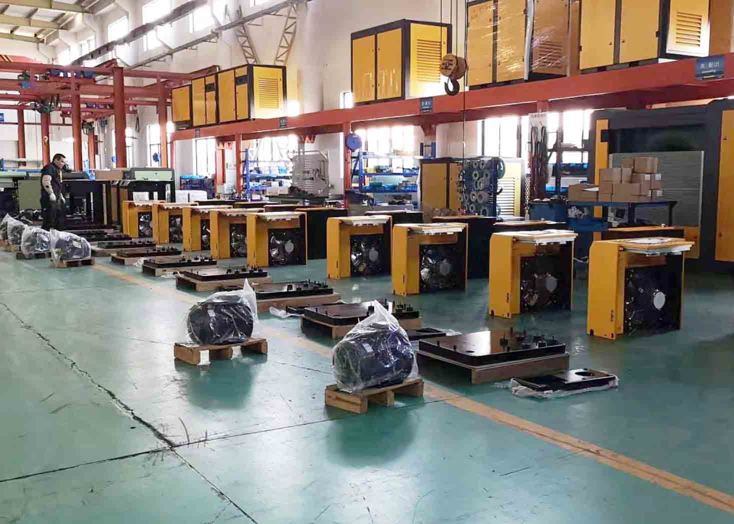 5.5hp Electric Single Phase Screw Compressor Compacted Structure