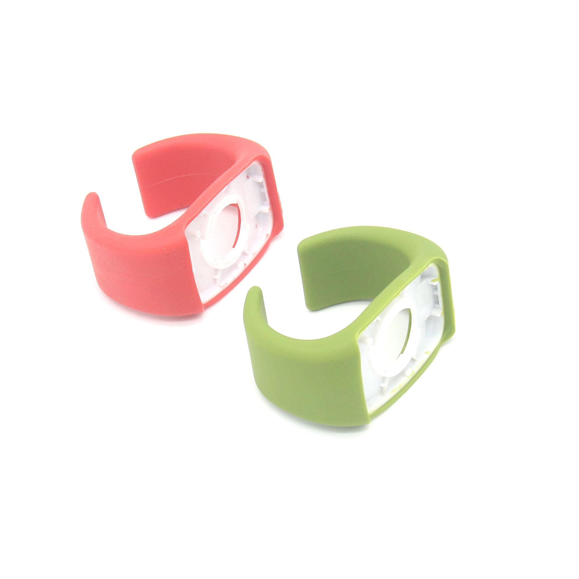Customized Silicone Watchband Overmolding Silicone On Plastic For Watchband