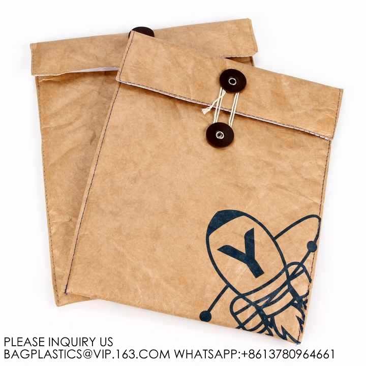Tyvek Laptop Bag magnetic file folder bag for A5 document organizer envelope document organizer file office folder bag