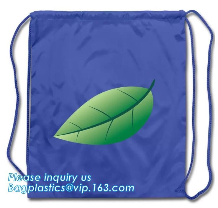 Promotion Custom Eco Friendly Sublimation Polyester Folding Shopping Bag,Promotional Sports Gym Sack Polyester Drawstrin