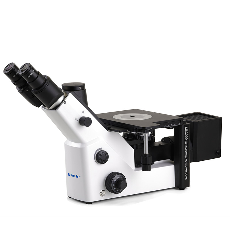 Inverted Trinocular Metallurgical Microscope Wide Field Eyepiece
