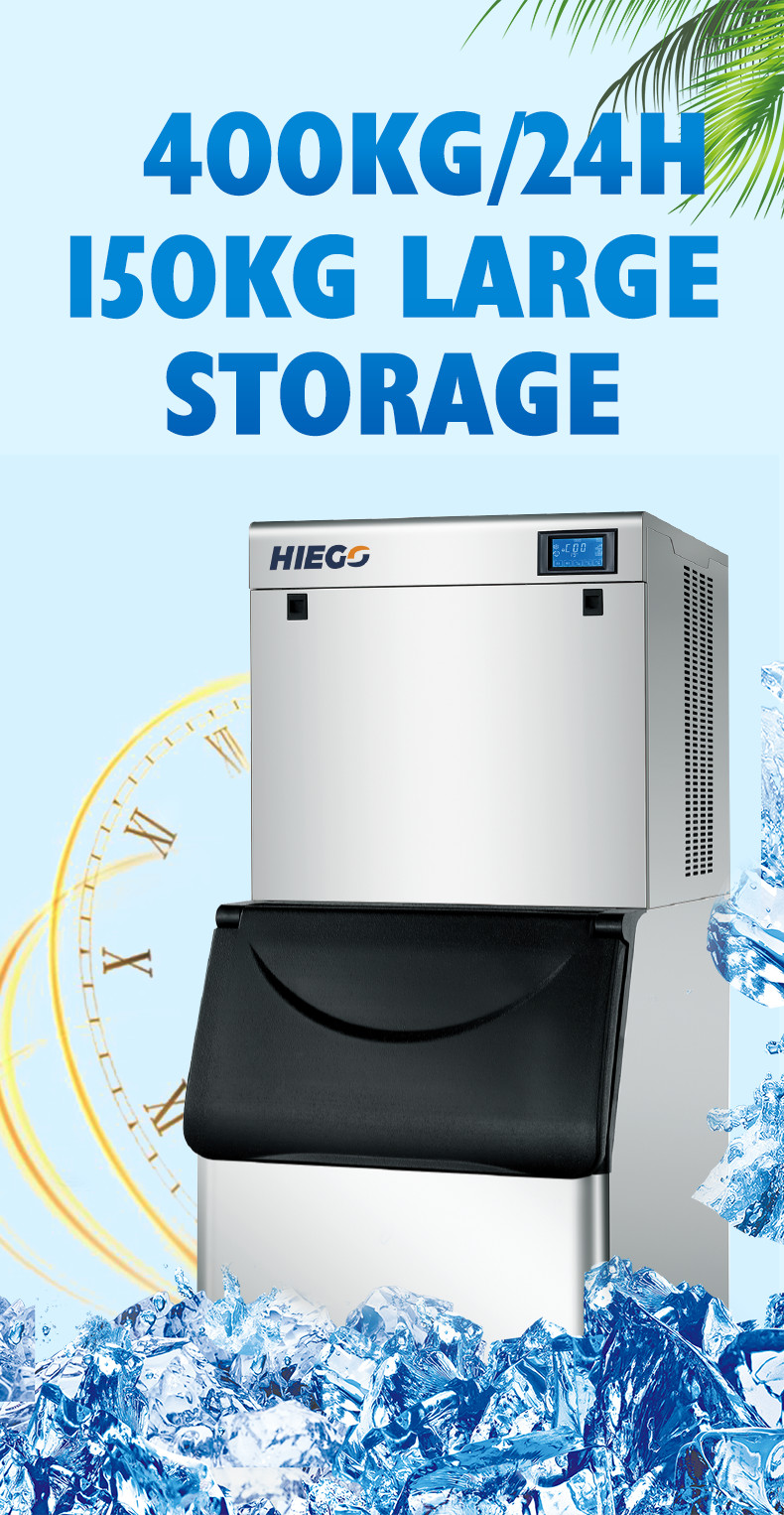 Commercial Ice Cube Maker For Freezer 400kg Stainless Steel Automatic Ice Ball Maker