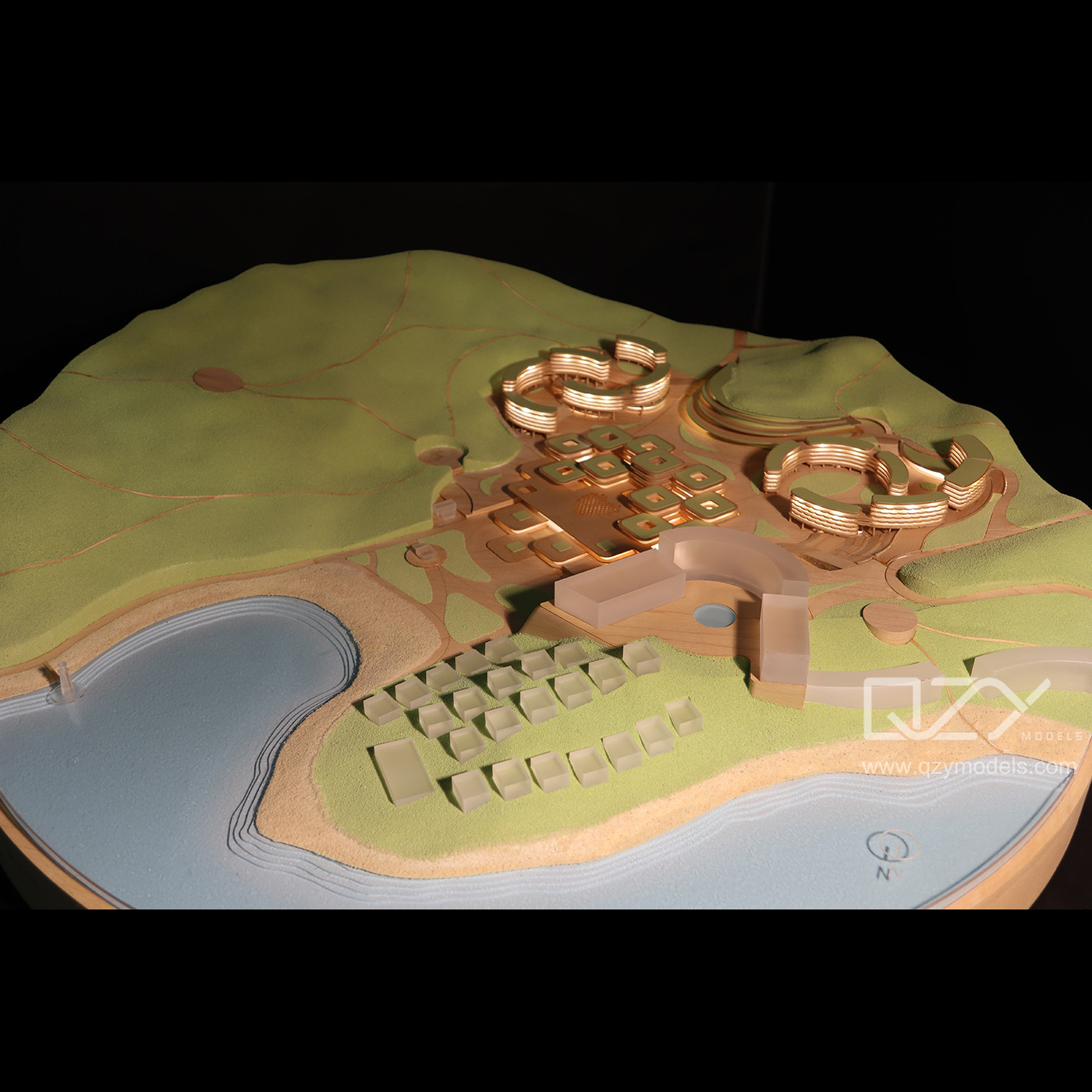 SZAD 1/750 Zhuhai Dongao Island Architecture Model
