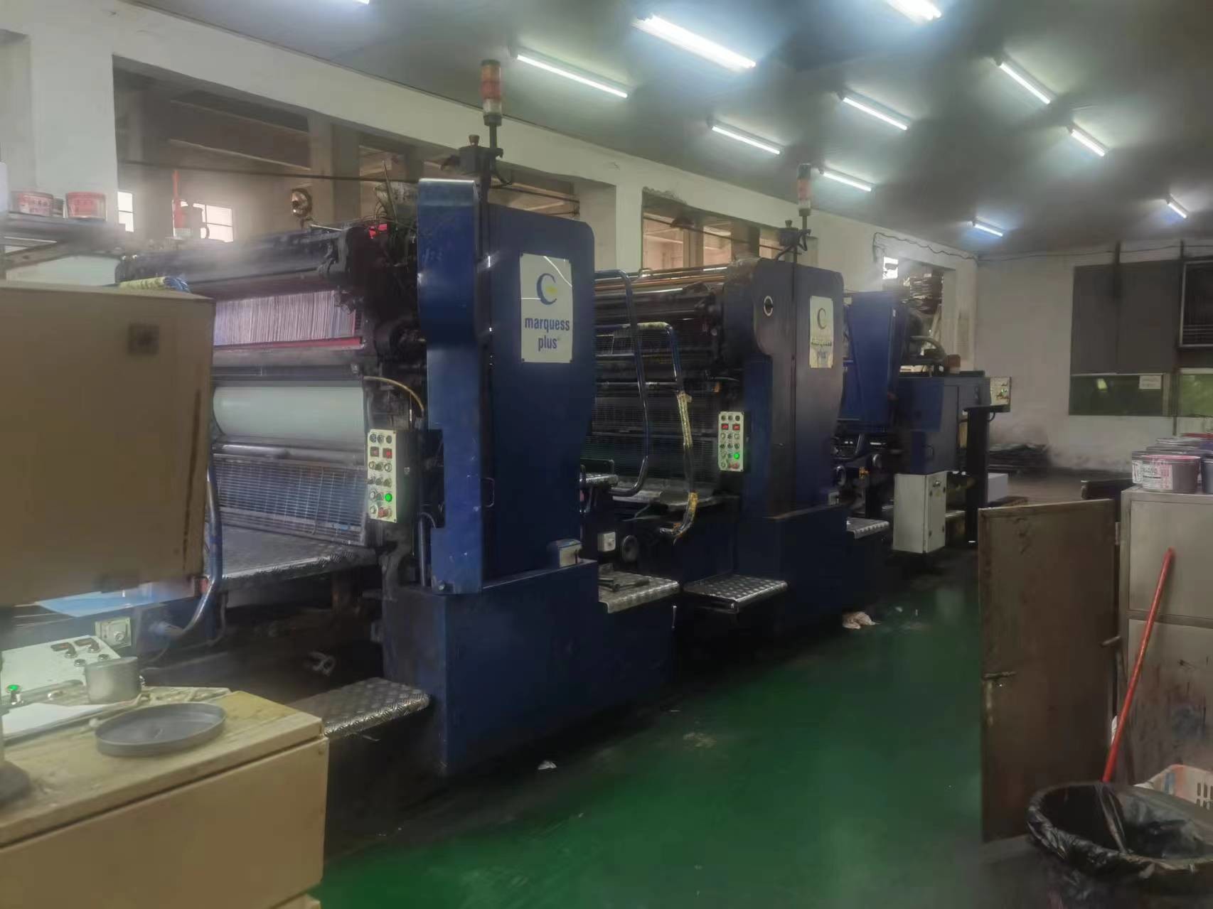 45 Inch 2 Colors Crabtree Printing Machine for Tinplate sheet