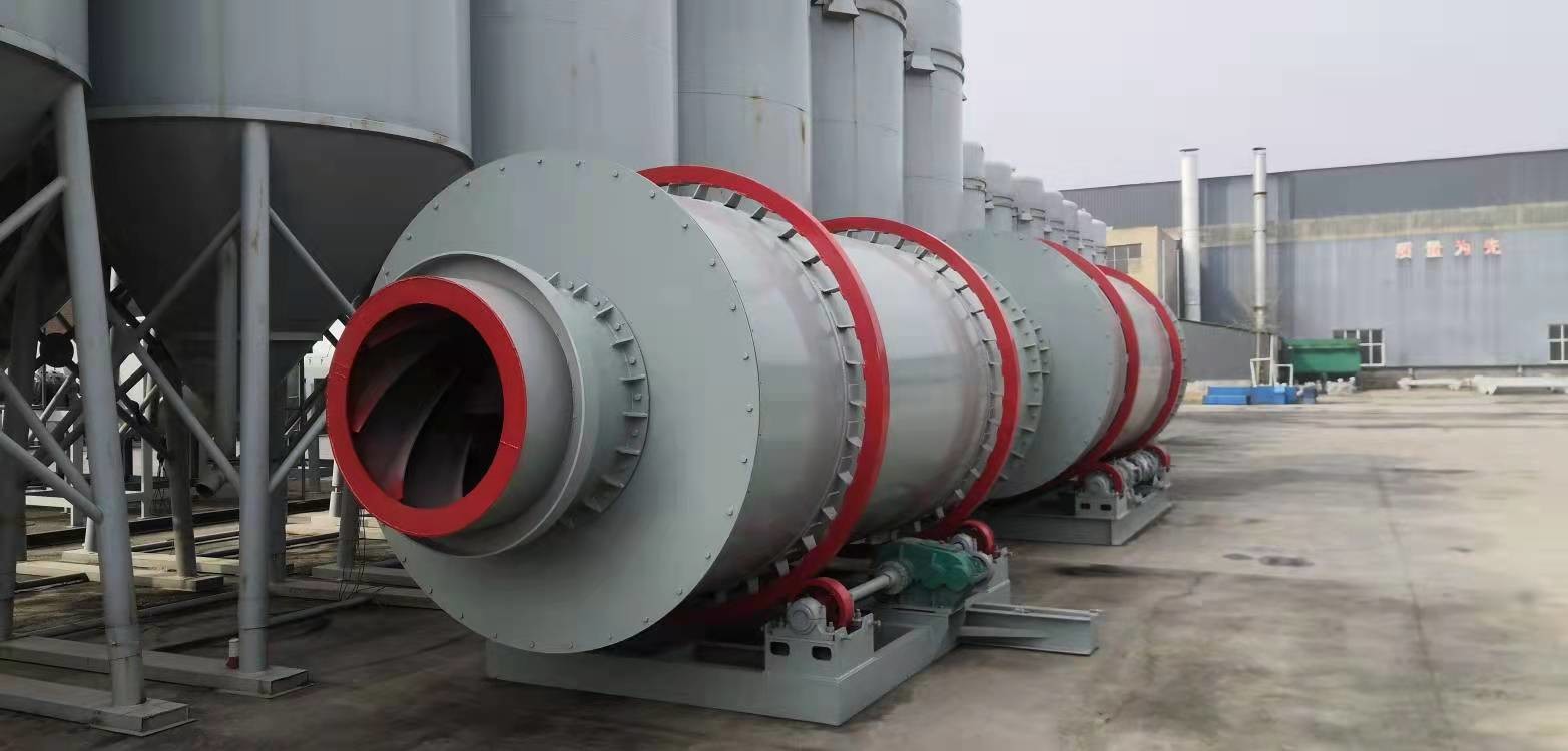 Three Cylinder Dry Mixed Mortar Sand Dryer Machine For Dry Mortar Production Line