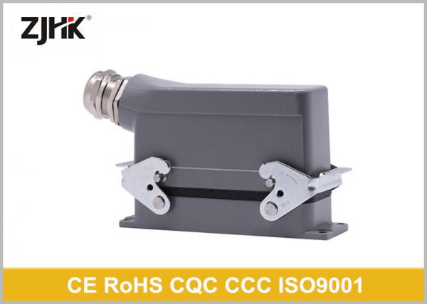 46pin Male Female Heavy Duty Rectangular Connector For Plastic Injection Machine Crimp Terminal