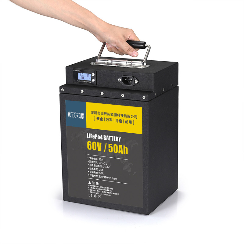 60V 50Ah Electric Vehicle Lifepo4 Battery Pack Rechargeable