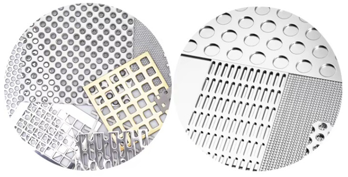 Low Carbon Steel Perforated Metal Sheet for Construction 7mm Hole