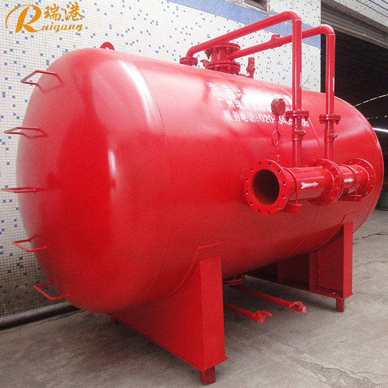 AFFF Proportioning Foam Bladder Tank With 0-10 Bar Pressure Gauge