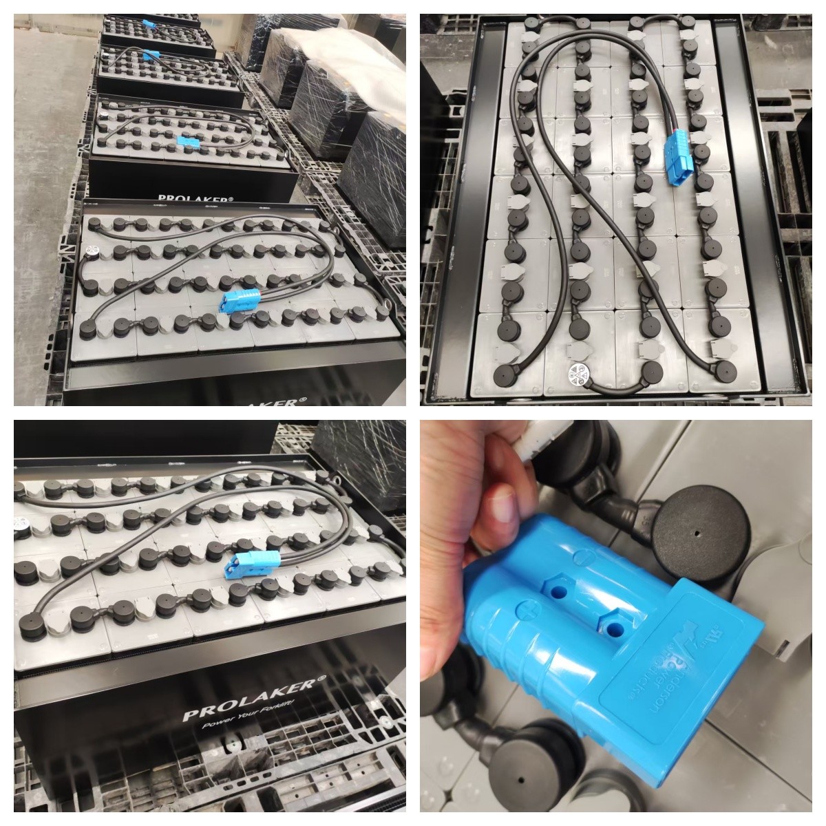 Customized Heavy-duty 48V 480Ah Lead-acid Battery 48V 6PZS480 for CAT Forklift