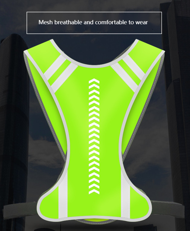 Reflective Vest Running Vest Safety Guide Reflective Clothing Emergency Guidance Clothing Cycling Protective Clothing