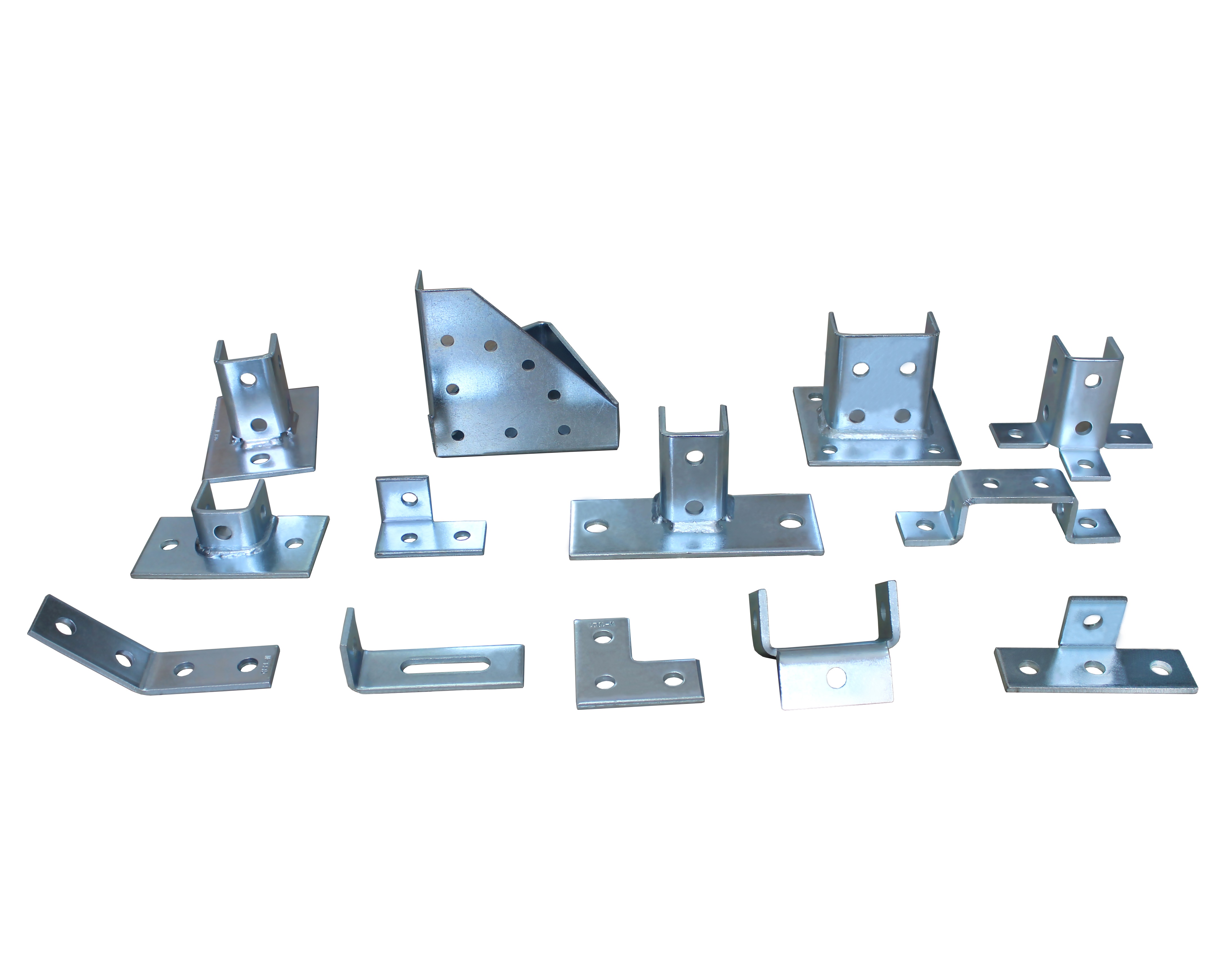 Unistrut 4 Hole Angle Bracket L Shape Electrical Galvanized Angle Pipe Fittings
