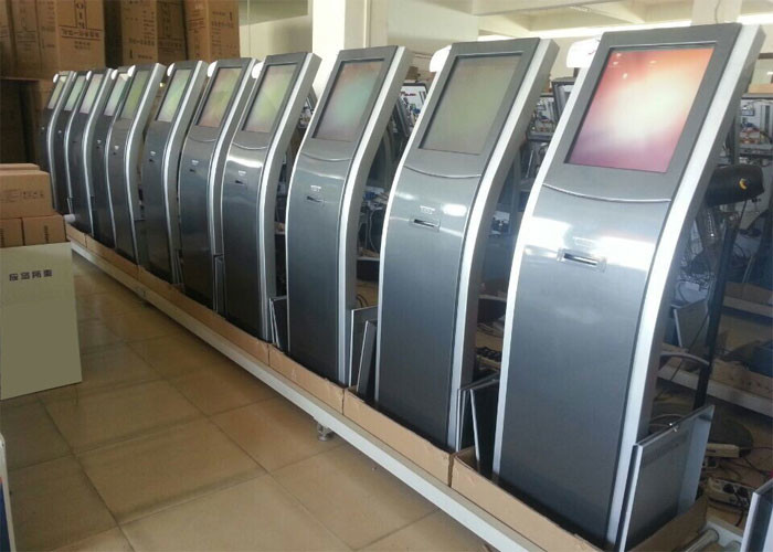 Electronic Web Based Ticket Kiosk Queue Management Display System Queuing Ticket Machine
