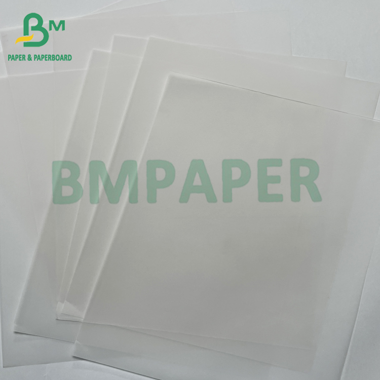 93gsm Smooth Easy Visible Through Recyclable Transparent Paper