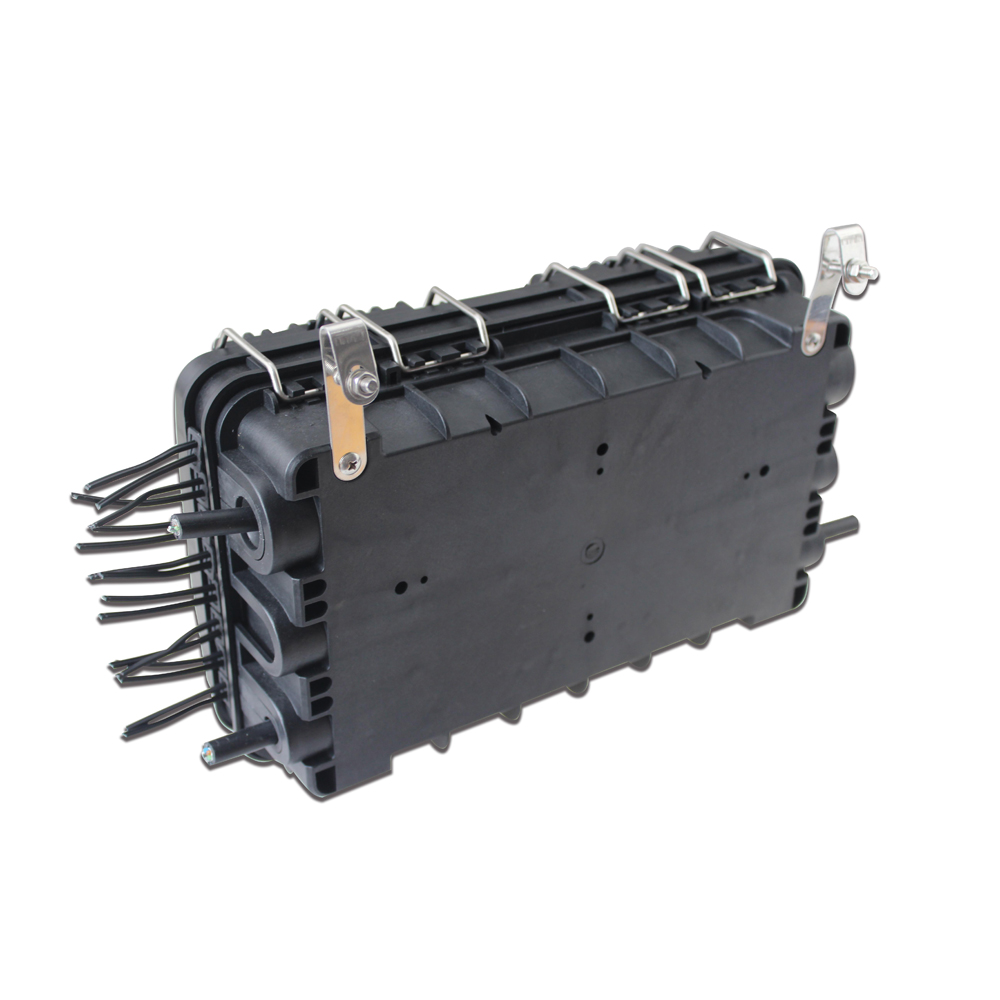 External Three-Tier Joint Closure Fiber Optic Splice Enclosure 24 Core