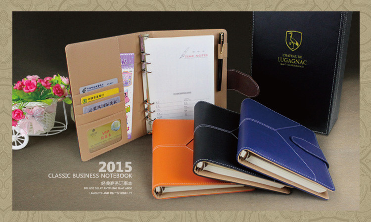 Classic business loose-leaf notebook