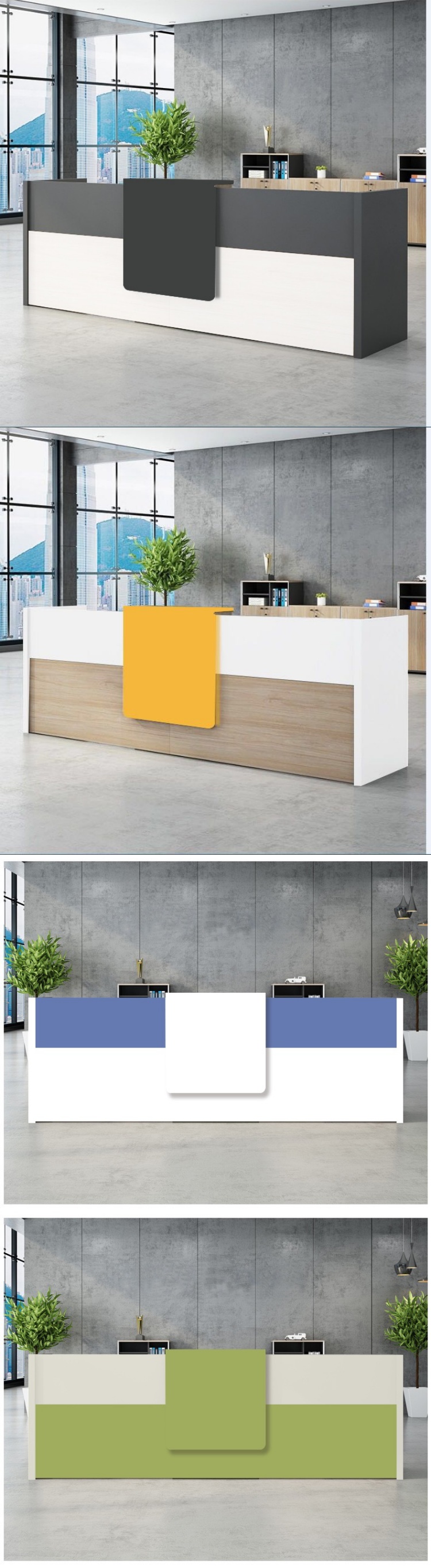 Commercial Furniture Modern Design Style Front Desk for Offices Boutiques and Lobbies