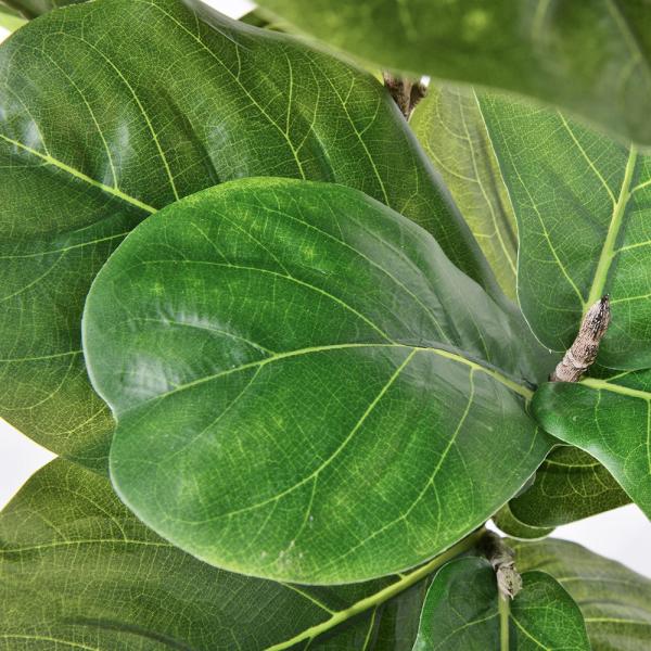 artificial fiddle leaf fig plant , 4ft/5ft/6ft/7ft Ficus Lyrata Fake Tree Artificial Tree Indoor Decor for Home Office Living Room Decoration Modern