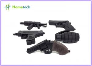 China Black Color Gun Customized Usb Flash Drive 4gb 8gb 1gb 2gb 128mb 512mb on sale