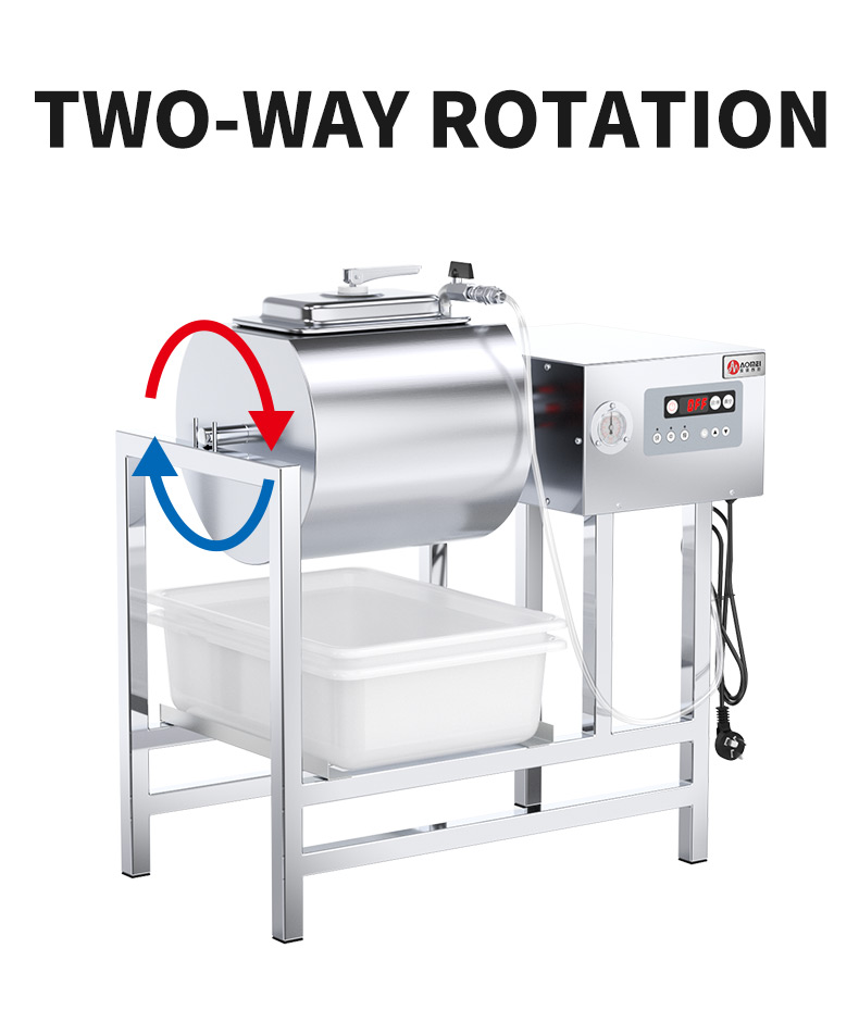 Commercial Restaurant Electric Meat Salting Machine with 45L Capacity and High Speed