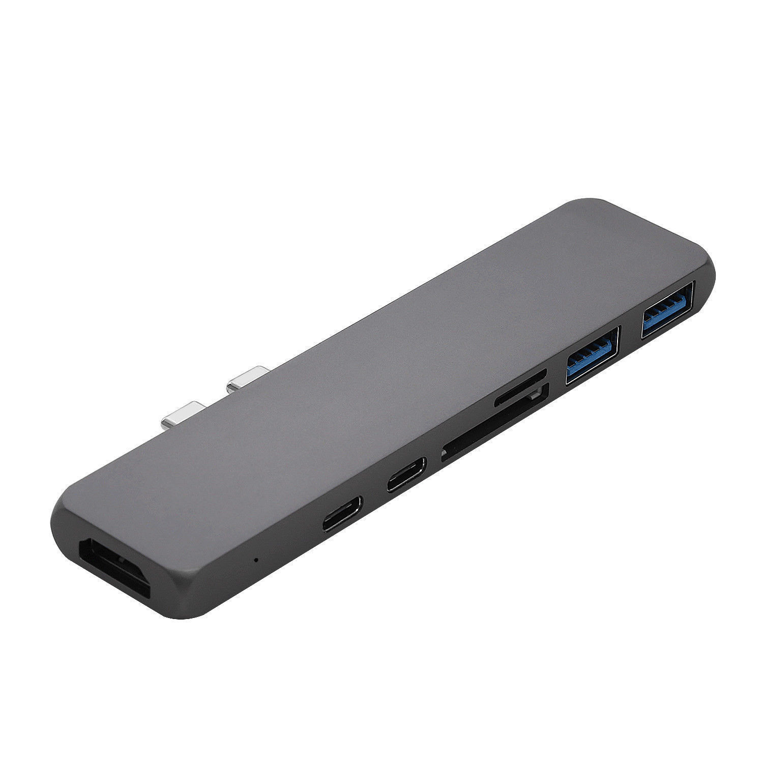 New product USB-C Hub 7 in 1 thunderbolt 3 usbc Docking station hub for 2016 2017 2018 macbook pro adapter HUB
