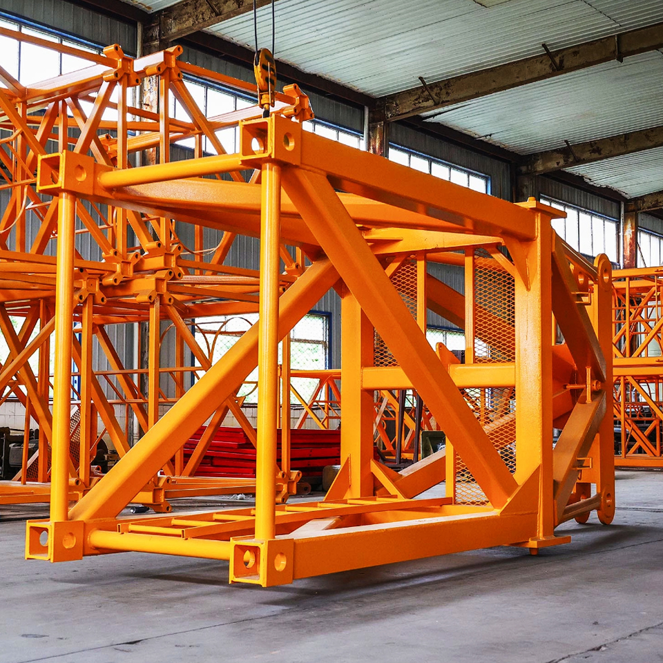 Video Technical Support Provided Tower Crane QTZ63 5610 For Construction 80 300 22kw