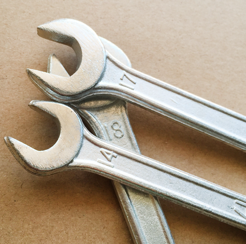 Double Open End Spanner Double open end flat wrench size 5.5 7 8 10 12 13 14 15 17 19 22 24mm spanner