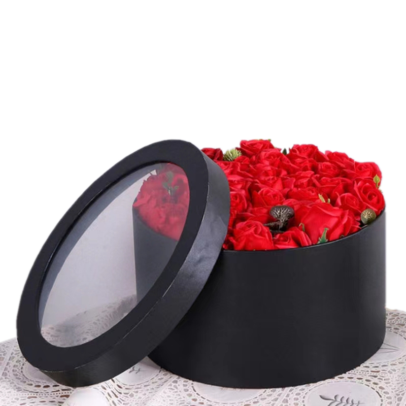 Custom Printed Wedding Gift Flower Box Sturdy Hard Paper Cardboard Empty Box for Gift