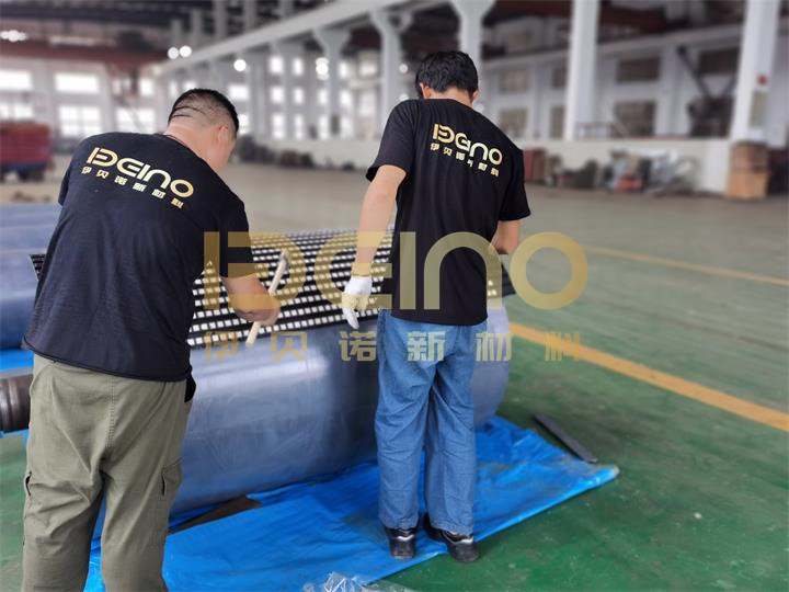 Thickness 8mm Ceramic Lagging Sheet Roller Ceramic Rubber Sheet