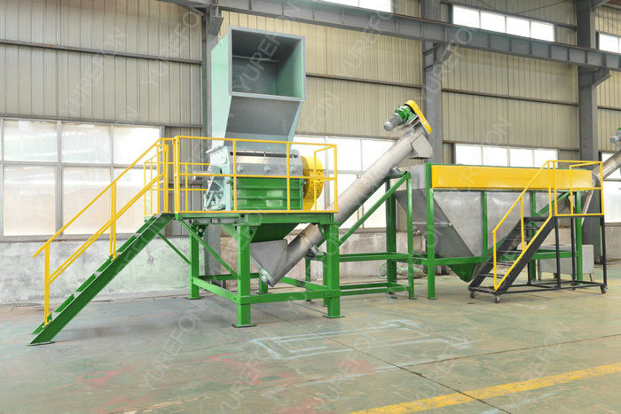 PET Bottle Plastic Washing Recycling Machine With Hot Washer And Friction Washing