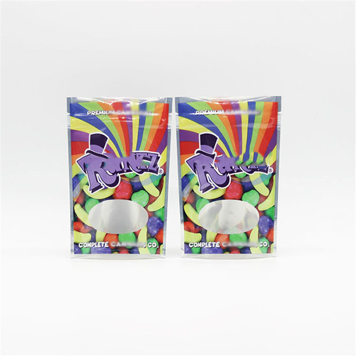 OEM Weed Bag Zip Lock 3.5G Resealable 110microns Soft Touch Material Smell Proof Mylar Bags
