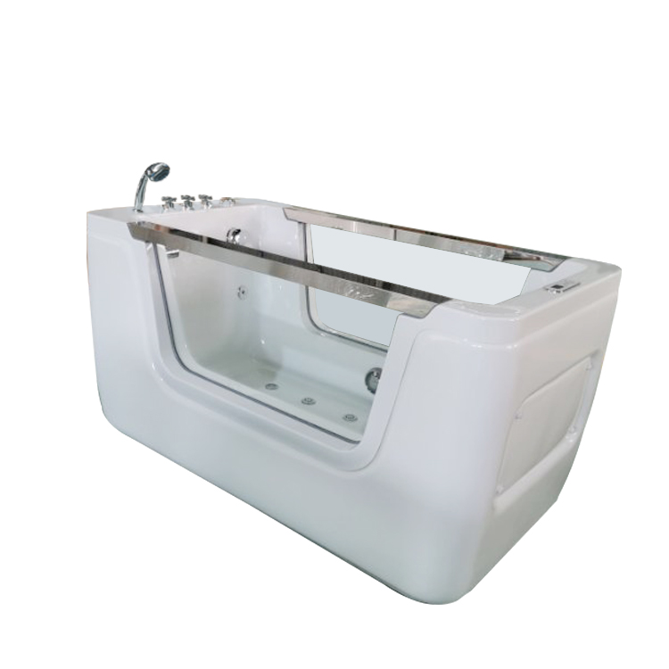 1480mm Jacuzzi Small Whirlpool Bathtub For Babies Kid Spa Freestanding