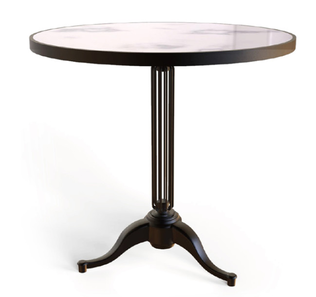 Wholesale Commercial Furniture Cross Table Base Powder Coat Height 28'' Designer Model