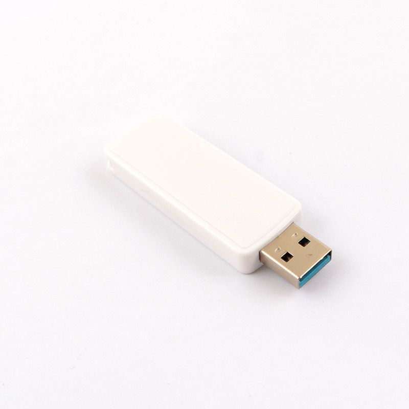 Recycled Black/White plastic usb memory Custom Memory Sizes 1G-1TB Operating Temp 0.C-60.C
