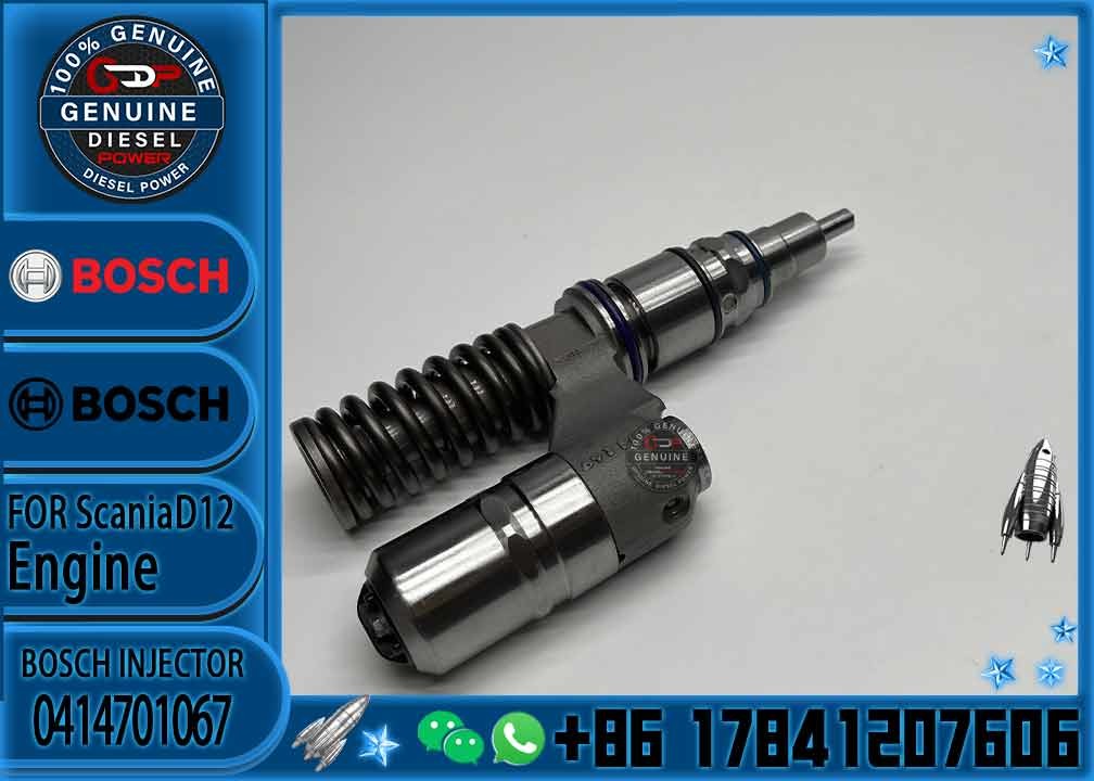 Remanufactured Diesel Fuel Injector 0414701067 0414701045 0414701057 For Bo-sch Scania DC11 Engine