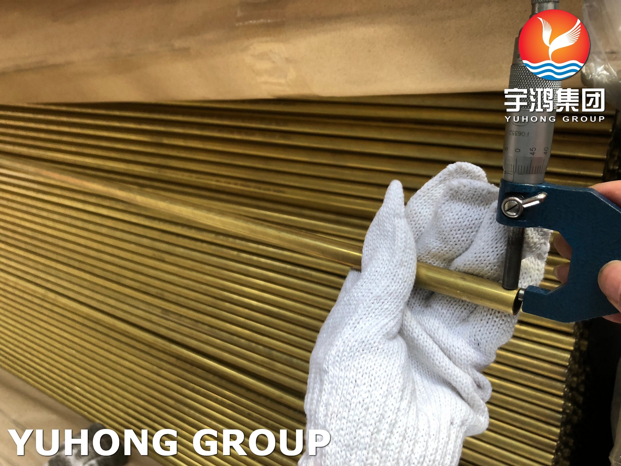 ASTM B111 / ASME B111 C44300 Copper Nickel Alloy Tube for Heat Exchangers