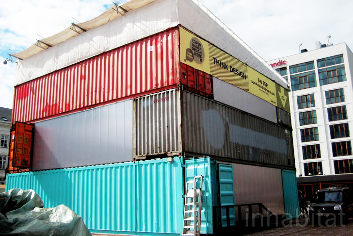Exhibition Center Prefab Shipping Container Homes / Prefab Storage Container Homes With Yards