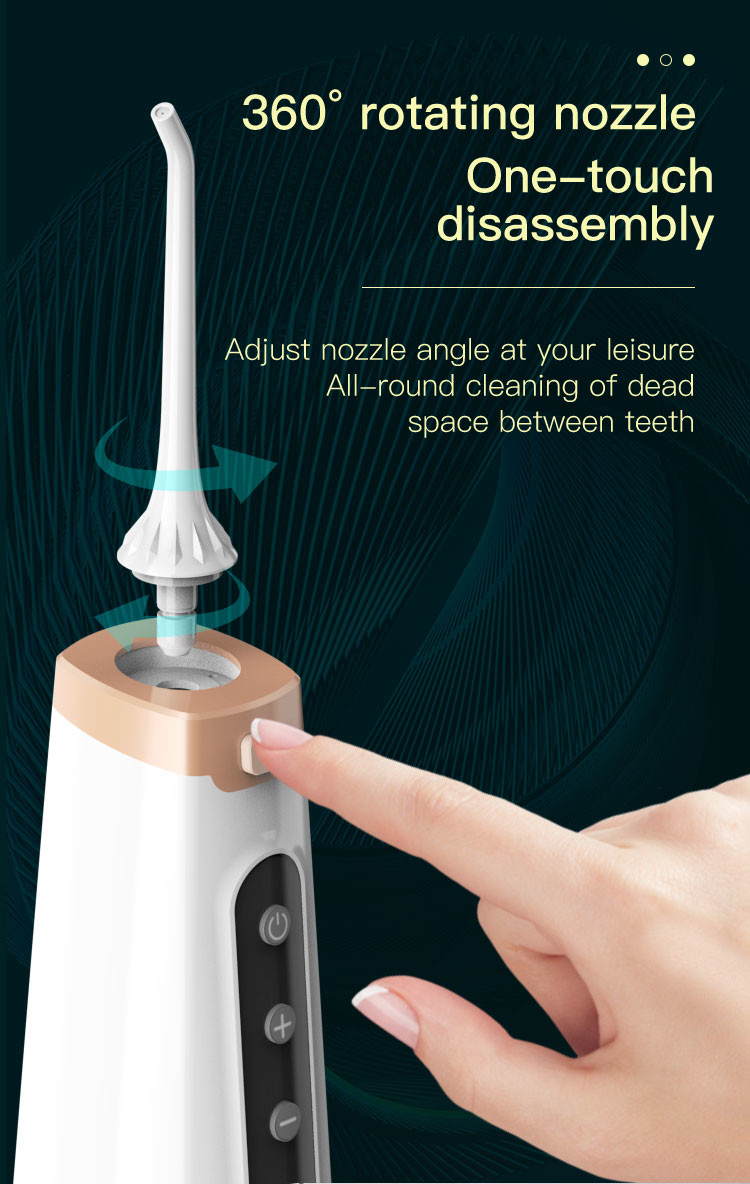 Rechargeable Battery Operated 300ml Therapeutic Oral Irrigator 0.5kg Weight