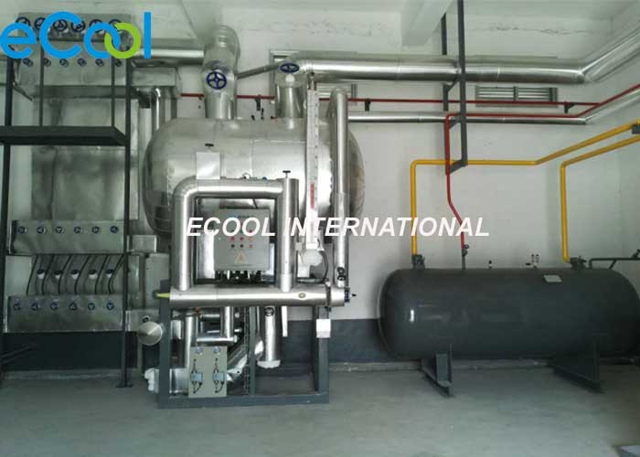 Screw Type Compressor Frozen Food Warehouse , Freon R404 Refrigerated Storage Room