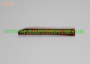 Cold Worked Copper Finned Tube For Air Cooling / Finned Tubes Heat Exchanger