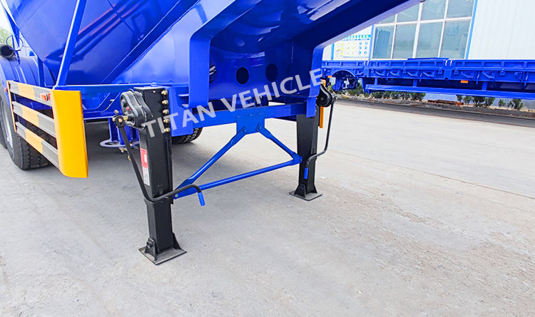 TITAN 3 Axle 40 CBM Dry Bulk Cement Tanker Trailer Truck for Sale