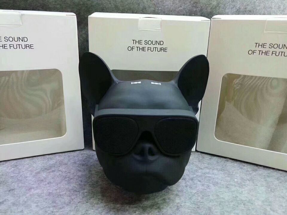Jarre Aero Bull Nano Bluetooth Wireless Pug Dog Speaker In Matt Black