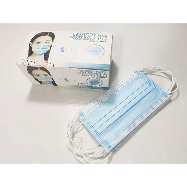 S&J Non-Woven mask protective medical 3 ply face mask disposable dust-proof