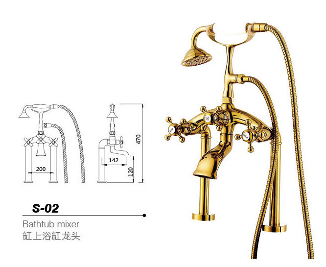 Bathtub mixer,Faucet S-02