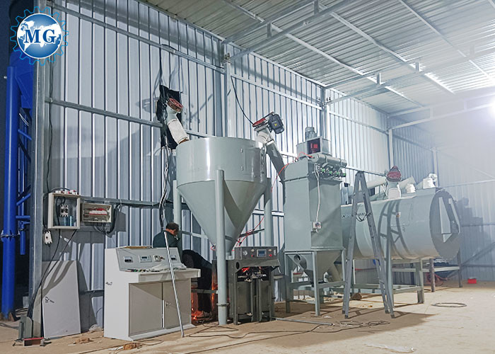 Automatic Simple Dry Mortar Mixer Powder Plant Ready Mix Plant Machine