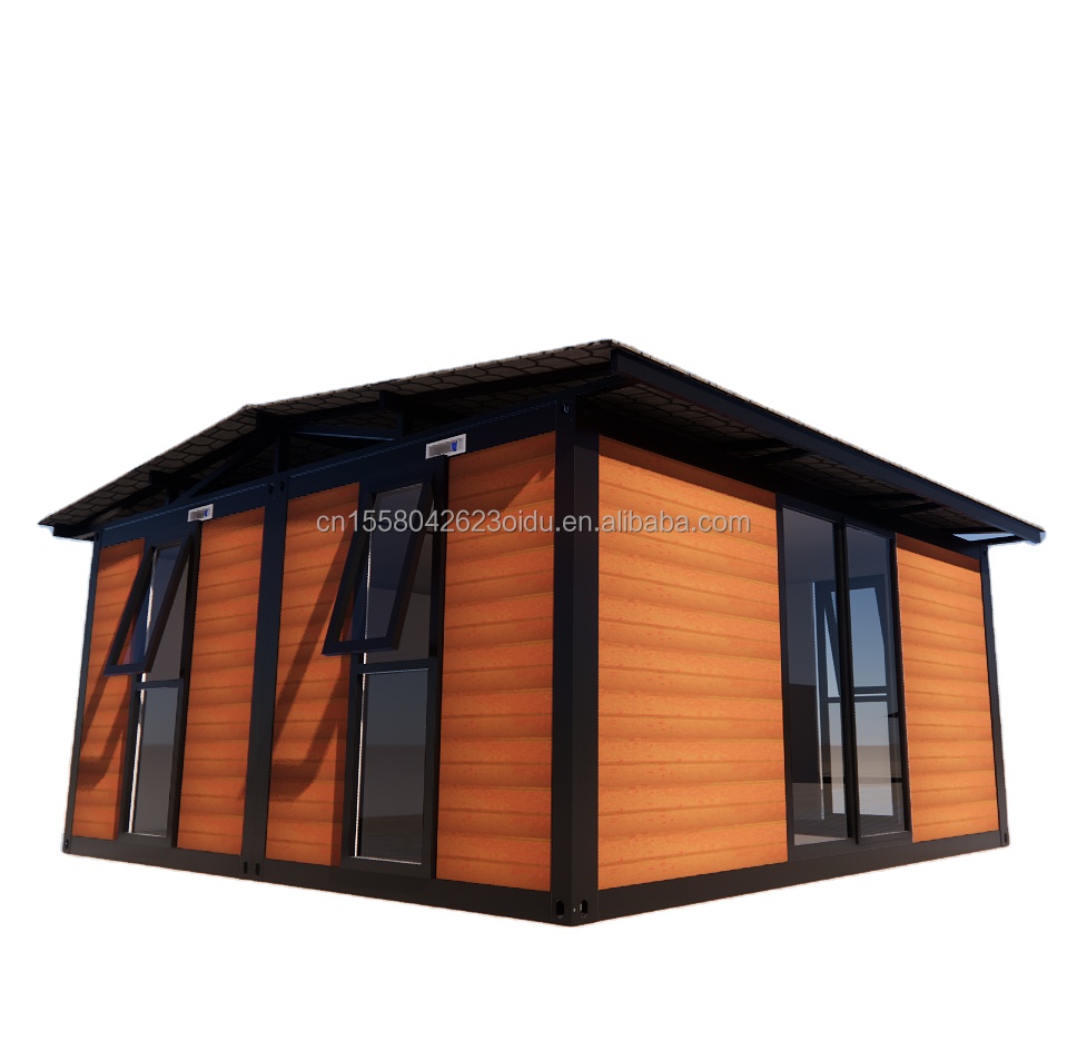 20ft 40ft Windproof Luxury Modular Steel Folding Containers for Villas Customized Wall 50/75/100mm Wave Sandwich Panel