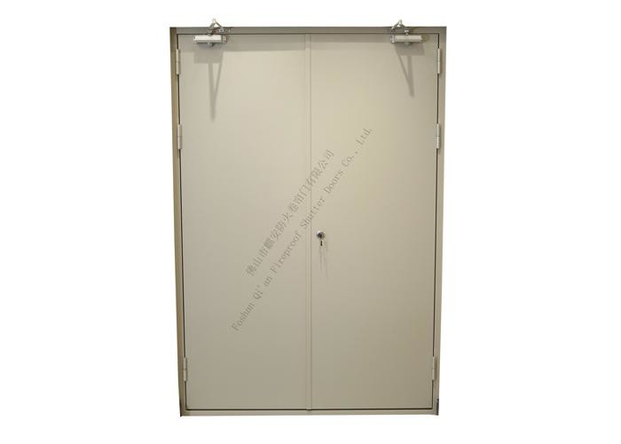 Stainless Steel Front Double 90min Fire Rated Steel Doors
